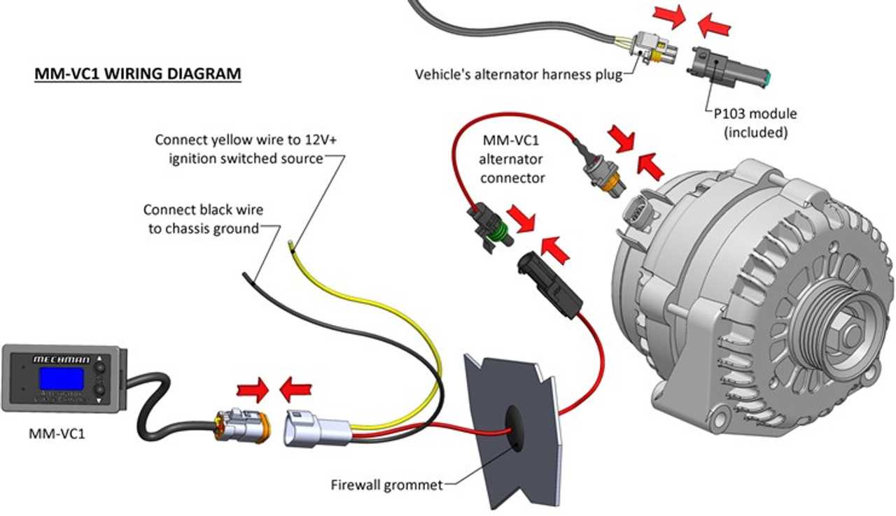 gm alternator wiring diagram