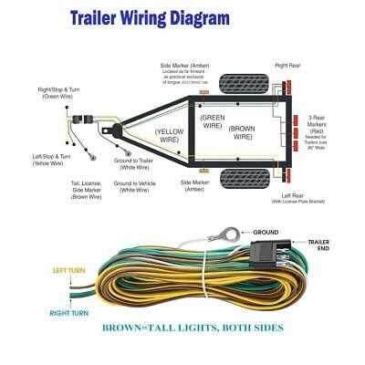 four wire trailer light wiring diagram