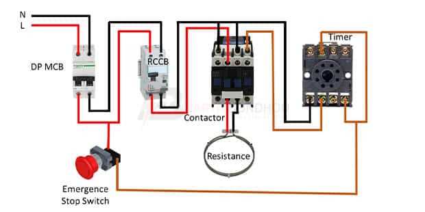 start stop switch wiring diagram