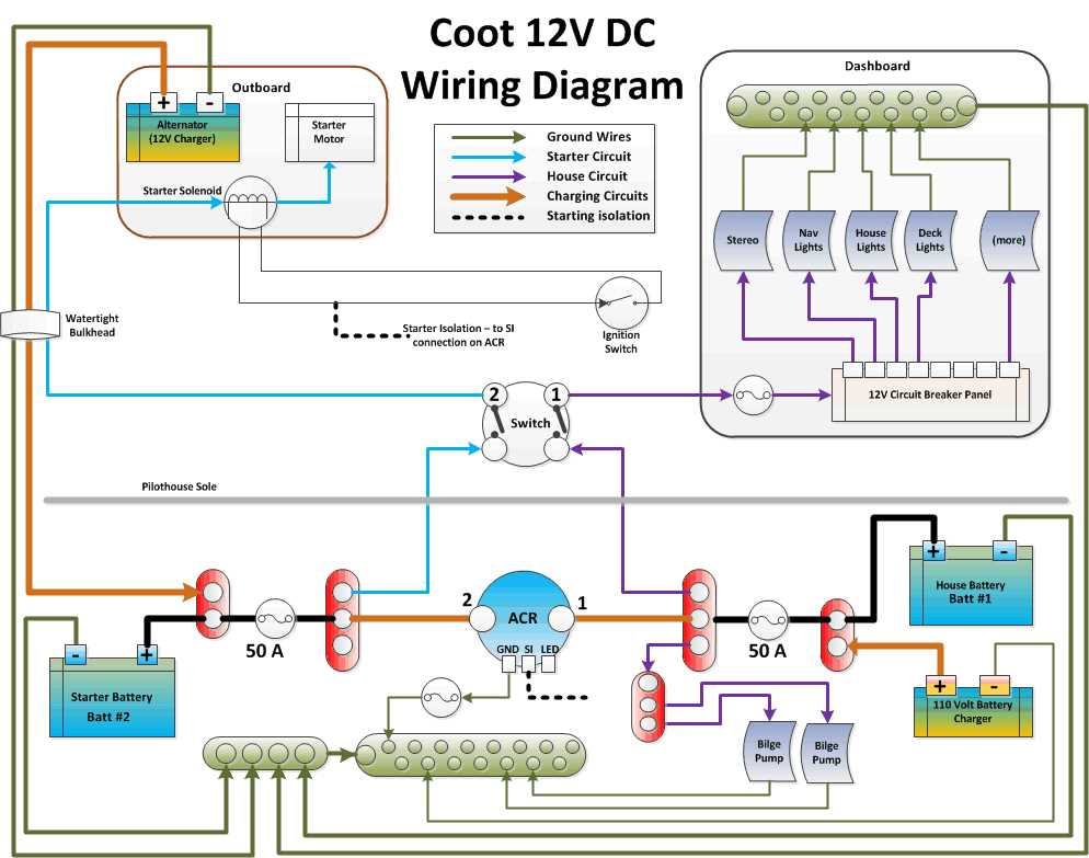 battery wiring diagram