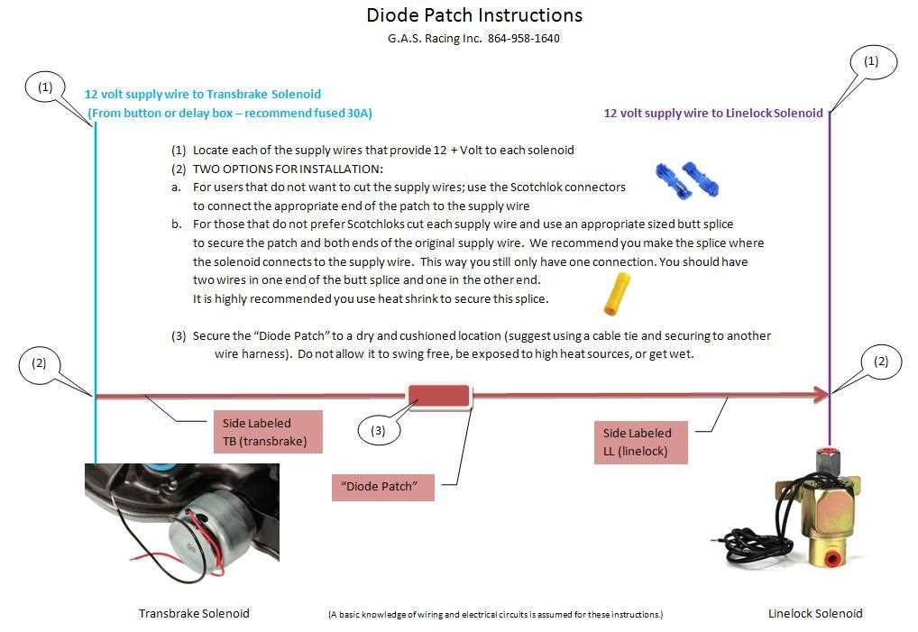 basic transbrake wiring diagram