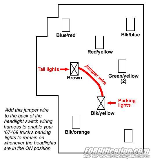 1967 mustang ignition switch wiring diagram