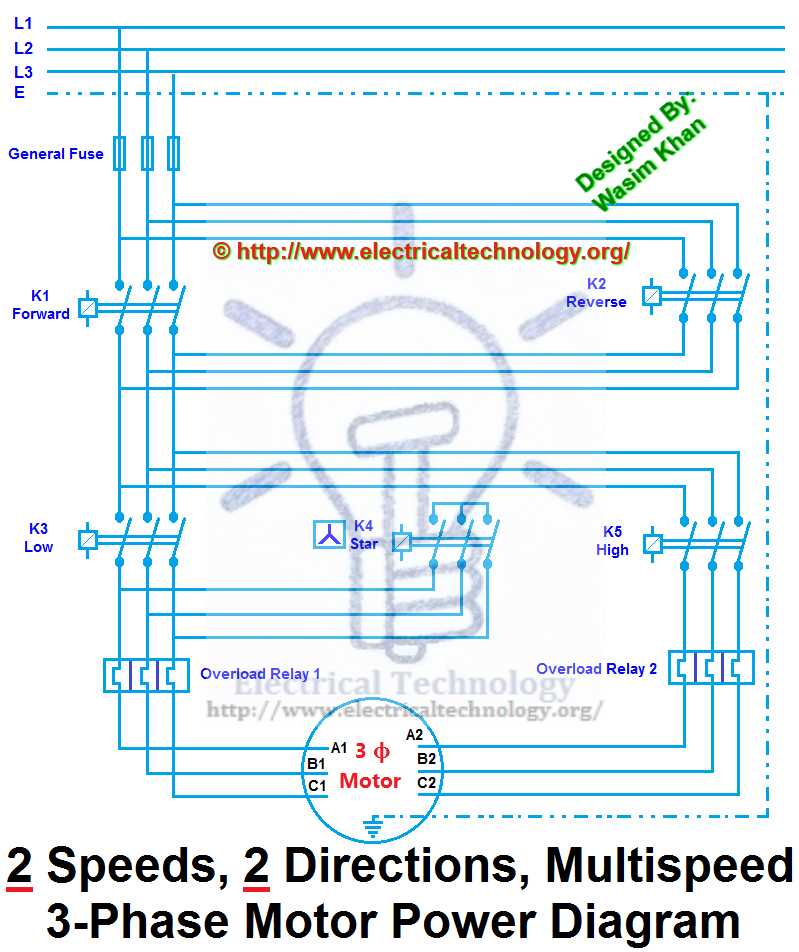 2 speed motor wiring diagram