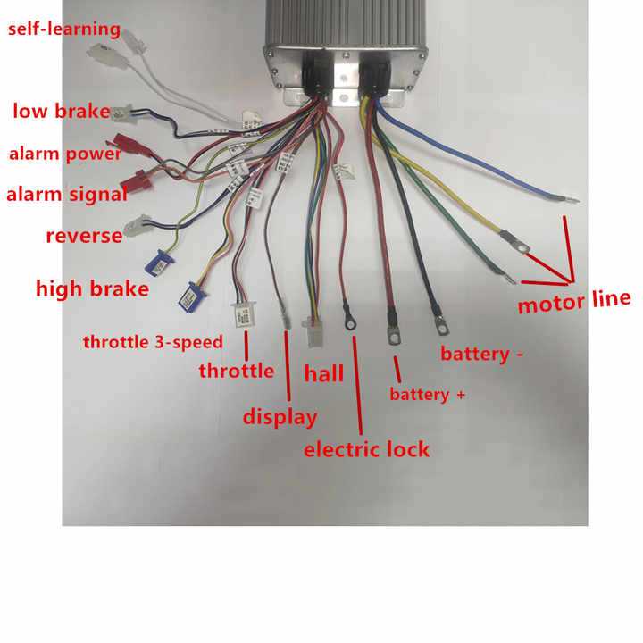 electric scooter controller wiring diagram