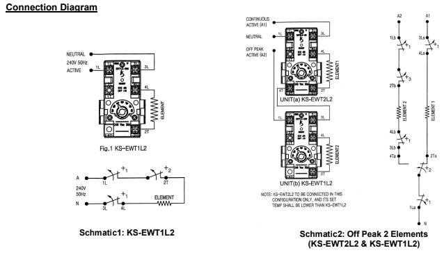 water heater thermostat wiring diagram