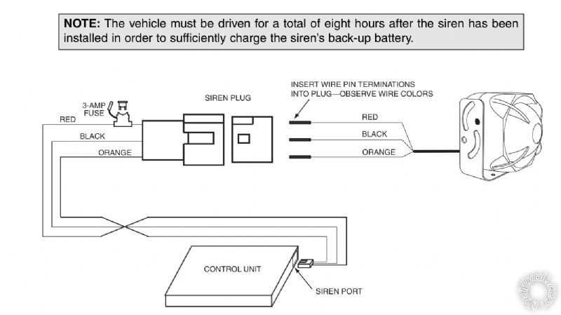 code 3 siren wiring diagram