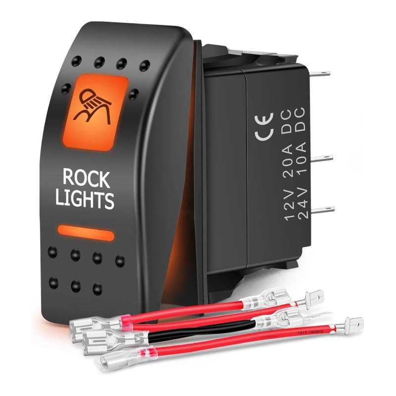 illuminated 5 pin rocker switch wiring diagram