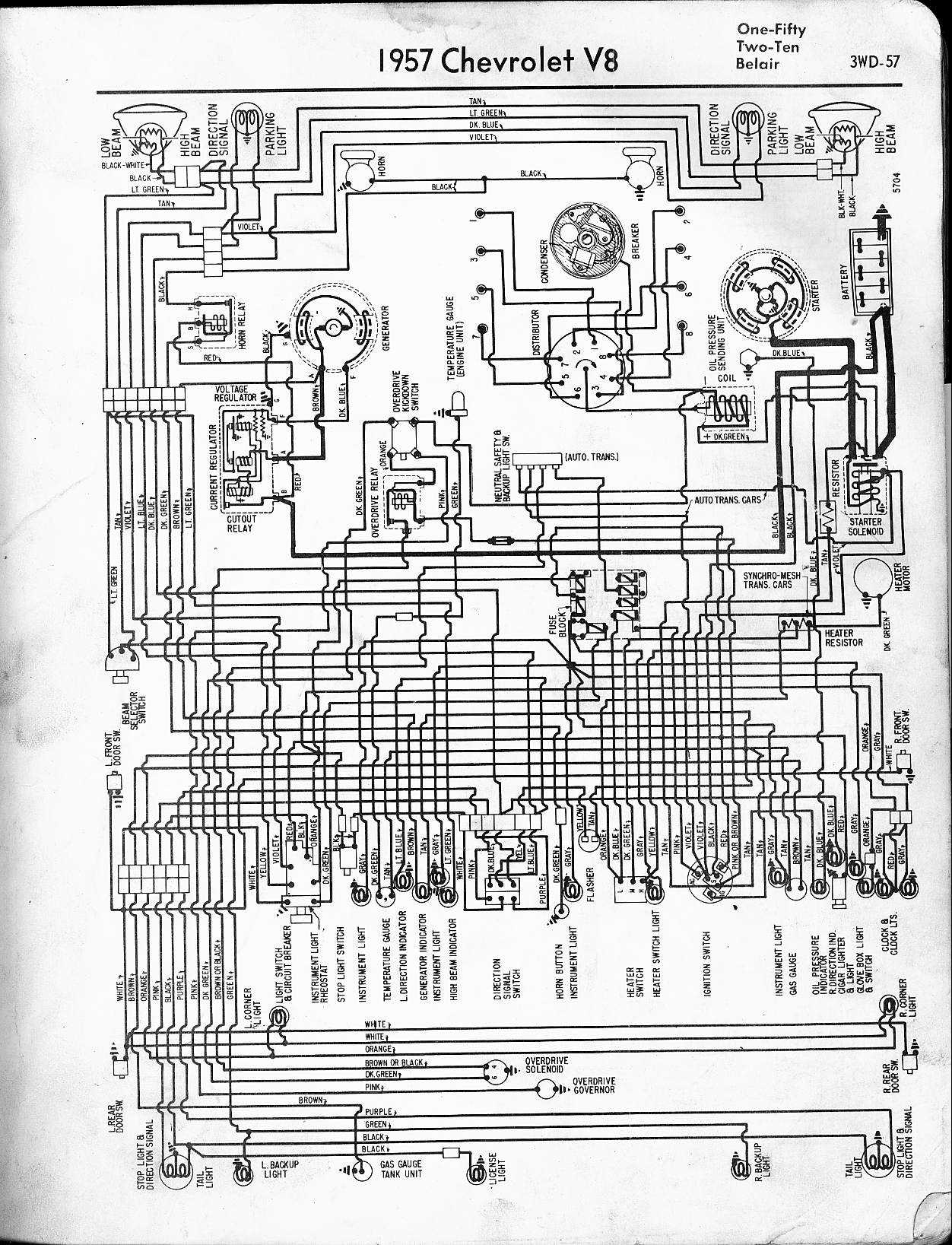 57 chevy ignition switch wiring diagram