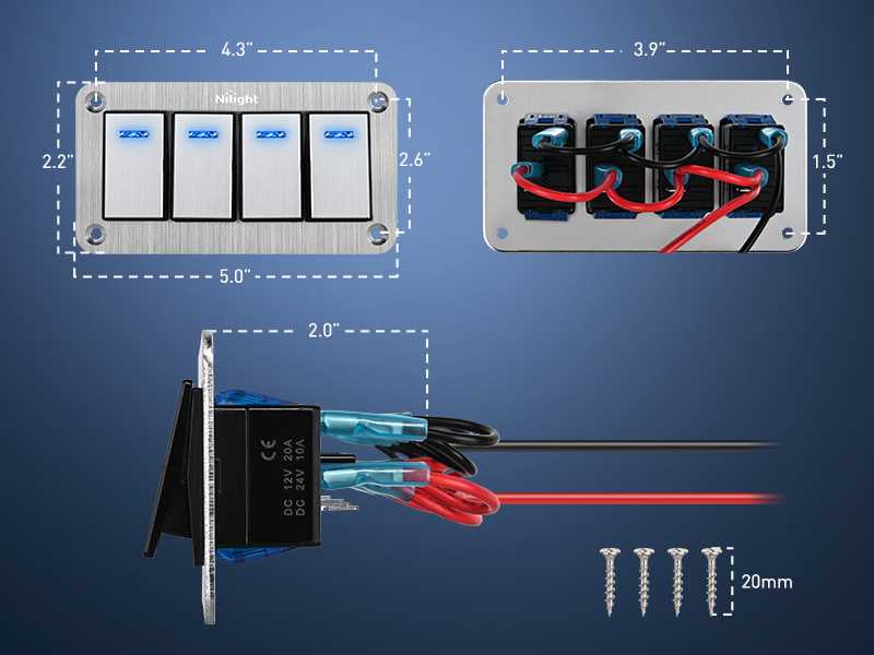 nilight rocker switch wiring diagram