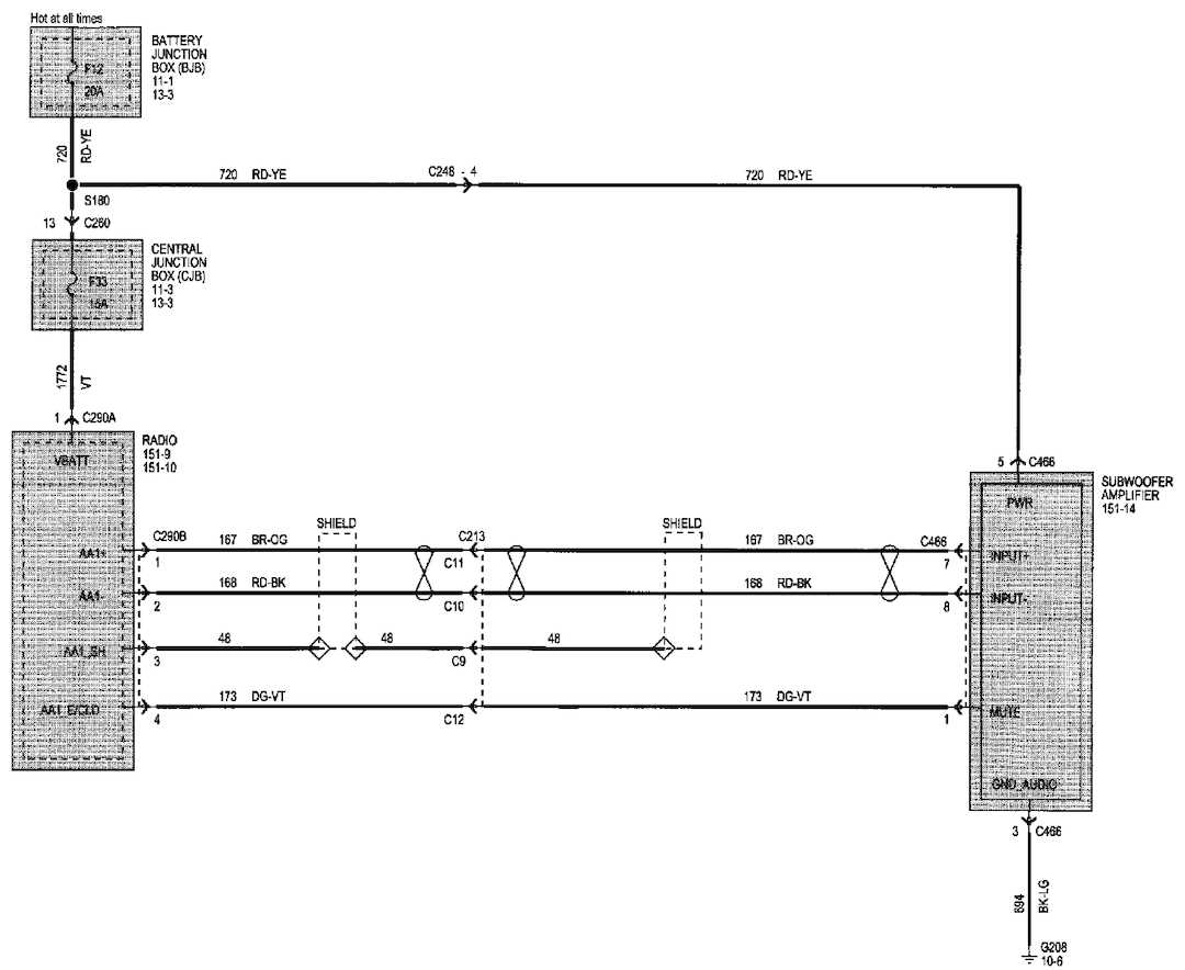 1997 lincoln town car stereo wiring diagram