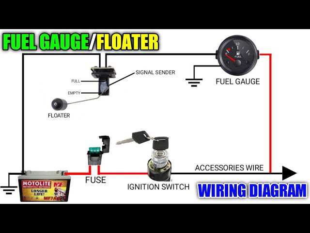 yamaha fuel gauge wiring diagram