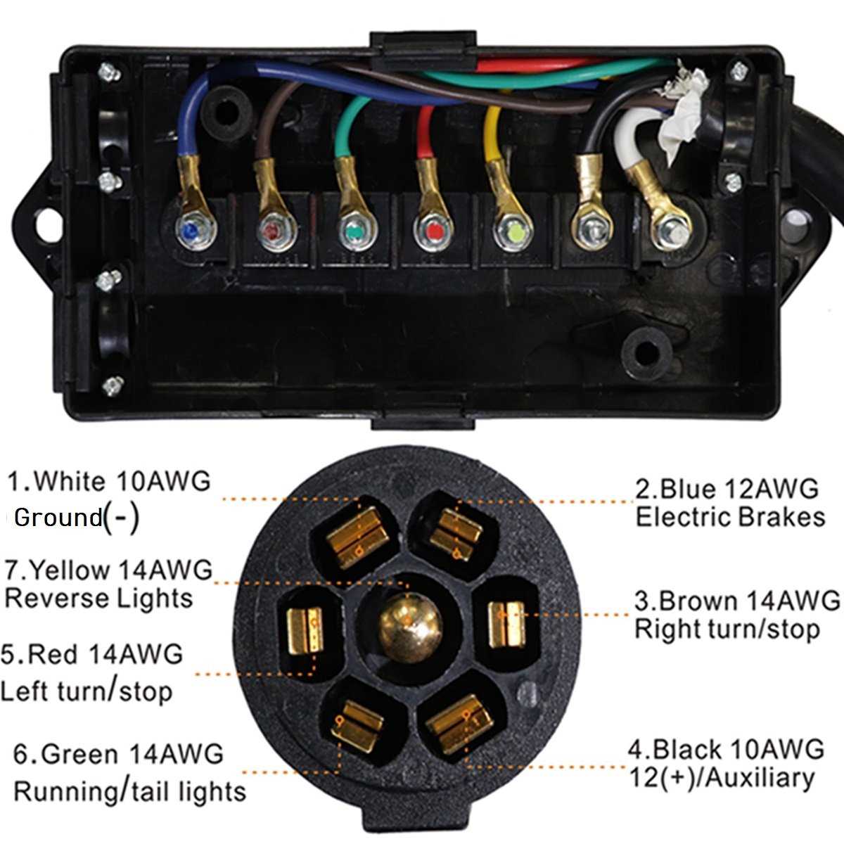 trailer electric brake wiring diagram