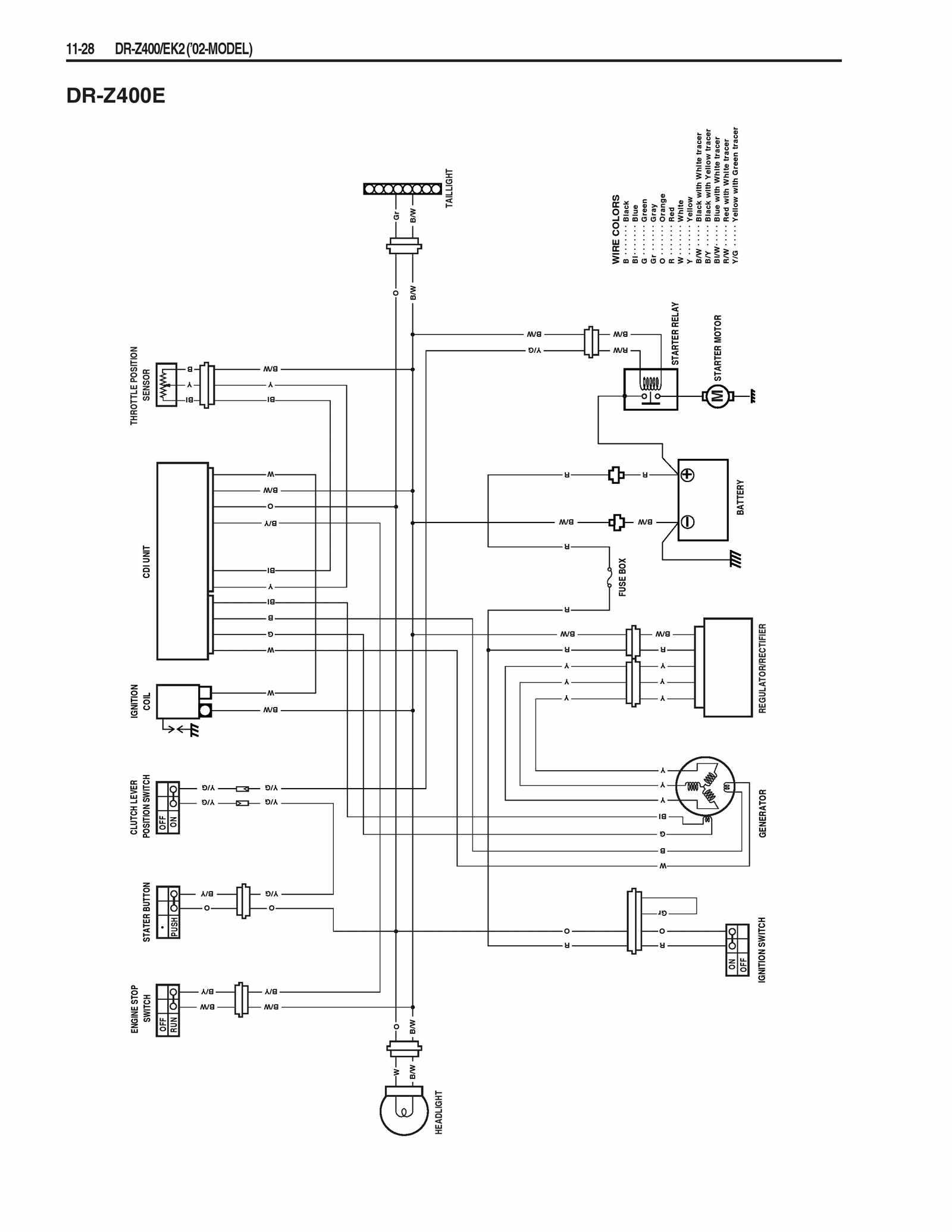 drz400e wiring diagram