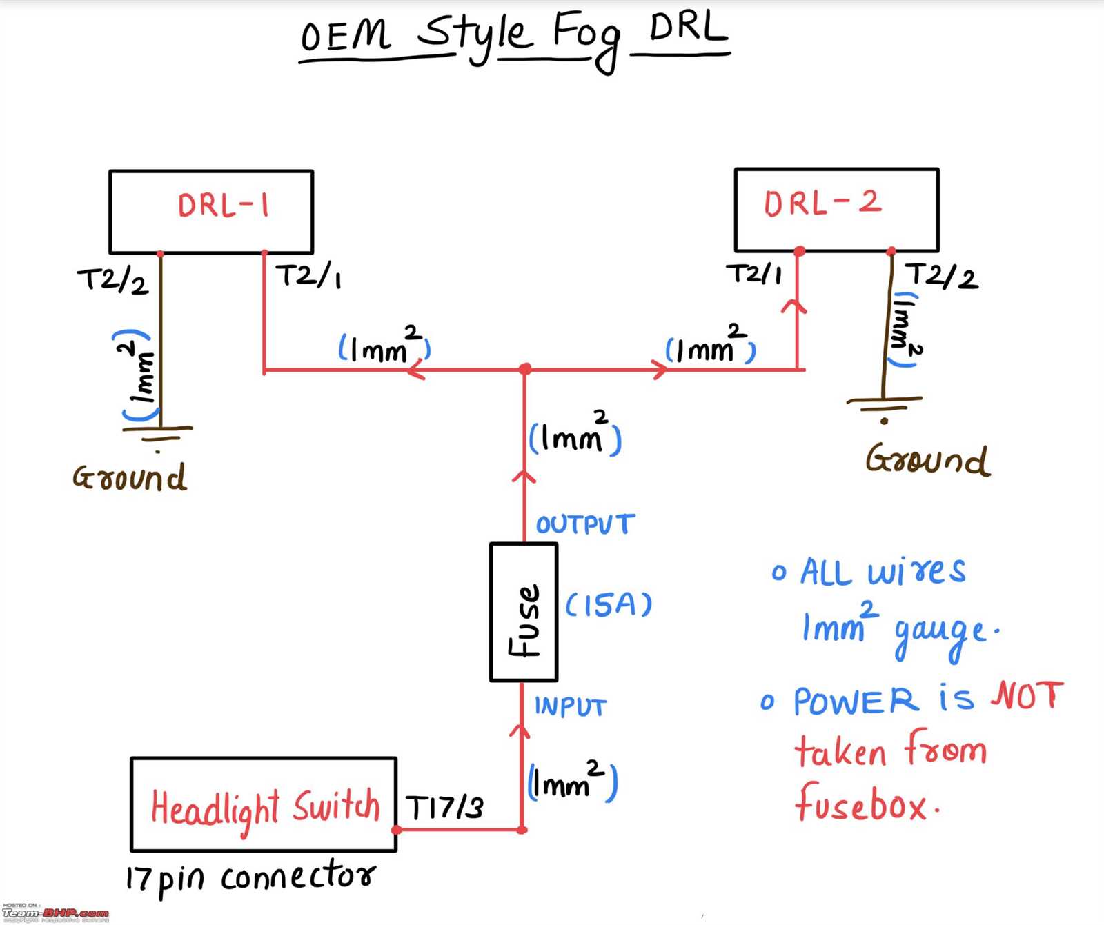 wiring diagram for drl lights