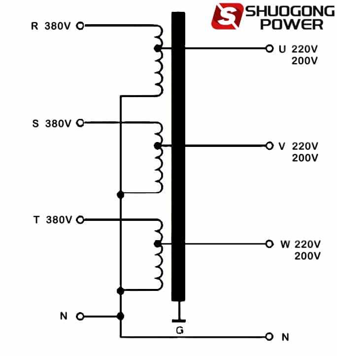 wiring diagram transformer