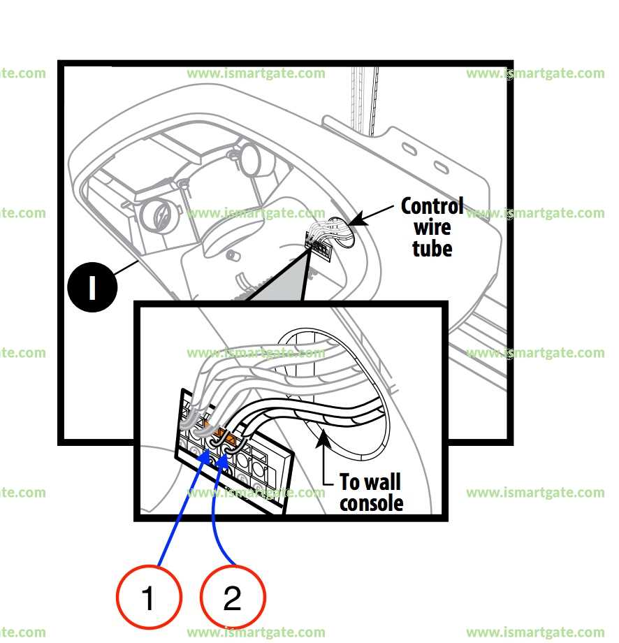 wiring diagram genie garage door opener