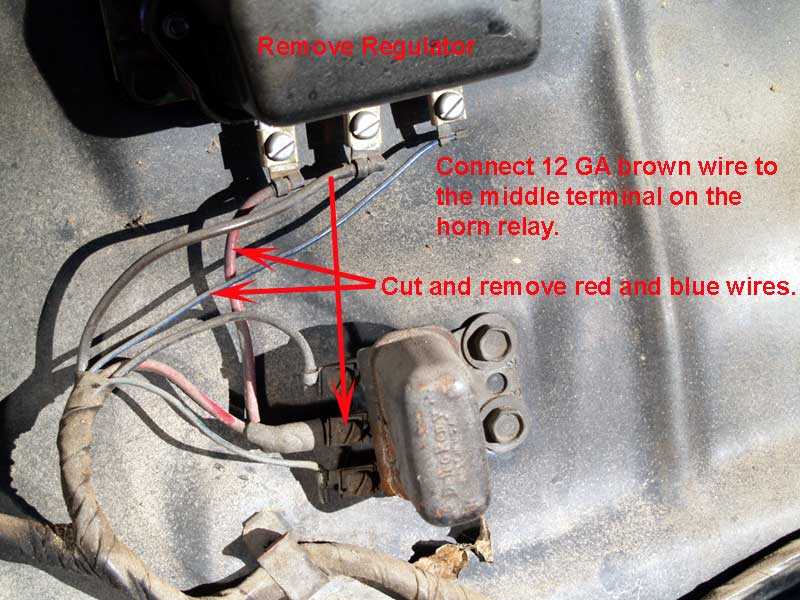 chevy 2 wire alternator wiring diagram