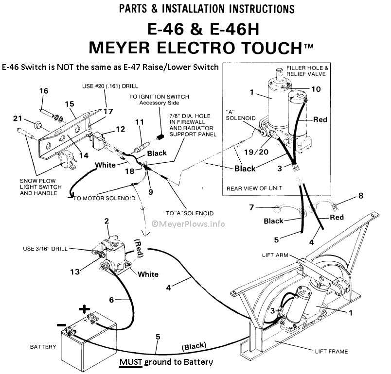 western plow control wiring diagram