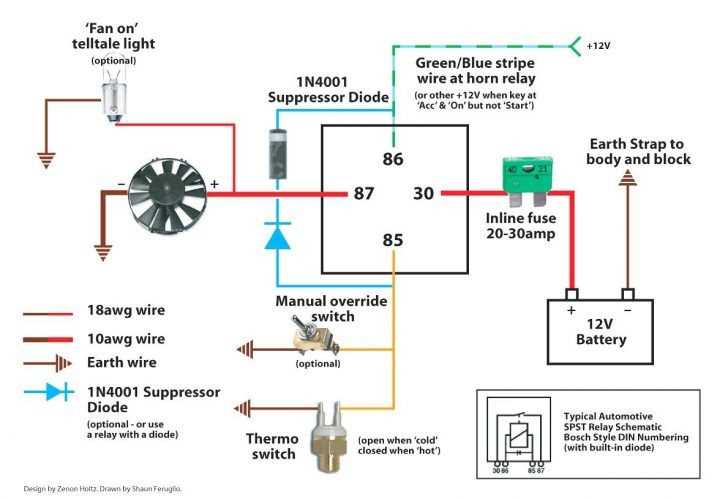 wiring diagram bosch relay